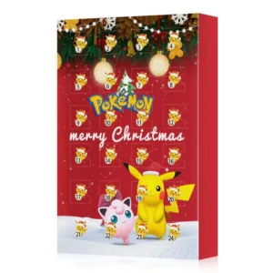 24-Piece Christmas Advent Calendar Blind Box Anime Mystery Toy Boxes for Kids