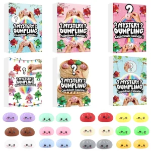 24-in-1 Dumpling Bun Advent Calendar Blind Box Squishy Fidget Toys