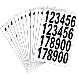 25 x 50 mm Food-Grade Alphanumeric Serial Number Labels, Kiss-Cut Waterproof Packaging Stickers