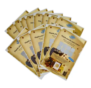 250g Scratch Flyers and Brochures, CMYK Printing, Factory Custom