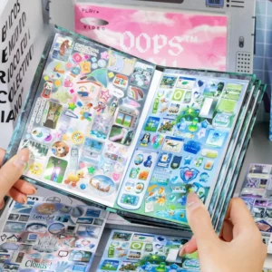 27 Pieces per Pack Cyberpunk DIY Planner Stickers