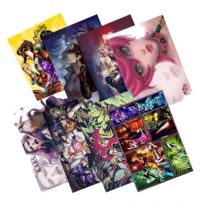 29*42CM 8-Piece HD Printed Anime Paper Wall Posters for Home Decoration
