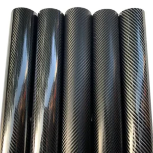 2D Carbon Fiber Black Color Car Decoration Wrap Vinyl Film