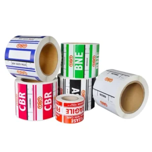 2×3 Inch Waterproof Vinyl Self-Adhesive Fragile Handles and Warning Shipping Labels