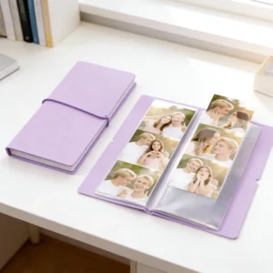 2×6 Photo Album Acid-Free DIY Party Wedding Keepsake Custom PU 4-Color Print Waterproof