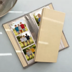 2×6 Photo Strip Album Booth Refillable Handmade Card Party Wedding Guest Book 4-Cut Acid-Free Vintage