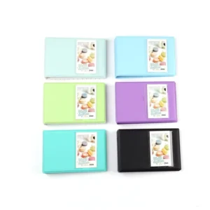 3 Inch Desktop Mini DIY PP High Quality Waterproof Photo Album with Front Window for Kpop Photocard and Instax Film
