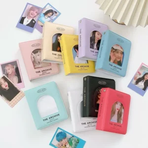 3 Inch Kpop Photocard Holder Book Mini Portable Binder with 40 Pockets