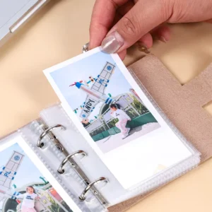 3-Ring Mini Photocard Album and Card Collection Binder