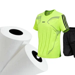 30/35/40/45/50/60/70/90/100gsm Sublimation Transfer Printer Roll Paper for Textiles, White