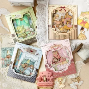 30-Piece Pack Vintage Lace Scene Journaling Stickers