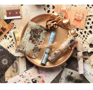 30 Pieces/Pack Box-Packed Stickers Fleeting Series Vintage Journal Material Diary Decoration Stickers 4 Models
