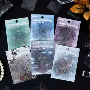 30 Rainy Season Series Decorative Stickers per Pack for Journals