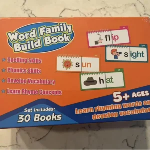 30 Read and Rhyme Educational Reading Game Flip Books