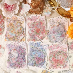 30 Stickers Per Pack Yu Qinghua Translation Series Waterproof Journaling Stickers