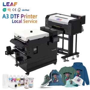 30 cm DTF Printer with I1600 Heads, Shaker and Dryer for PET Film Transfer