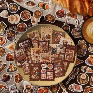 300 Stickers per Pack Retro Collage Stickers