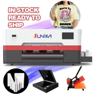 300mm No-Powder DTF/DTG Printer F1080 Printhead PET Film Transfer Machine for T-Shirts