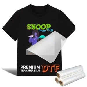 30cm/60cm 100M Double-Sided Matte PET DTF Heat Transfer Film, 75um