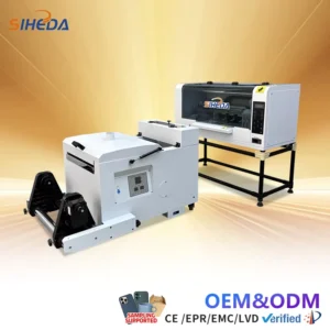30cm DTF Printer Dual Print Head White Ink Circulation System Fabric Transfer Printing Equipment for T-Shirt