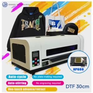 30cm XP600 Automatic DTF A3 Printer PET Film Transfer Machine for Custom T-Shirt Printing
