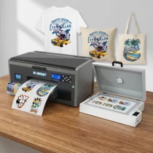 30cm XP600 DTF Printer Machine with Dryer Oven A3 Single Head Direct to Film T-Shirt Heat Transfer Printing Machine Set