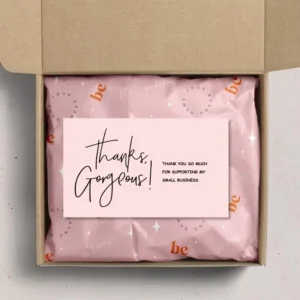 30pcs/bag Writable Thank You Cards for Supporting My Business Gift Box Decoration