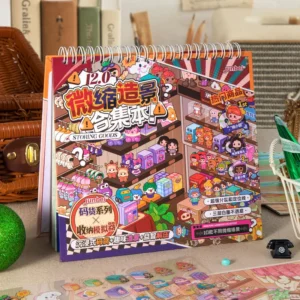 31 Stickers Per Pack 12.0-yard Series Creative Scenery Collection 3D Miniature Scenes DIY Journal Stickers