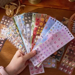 32 Sheets pack Spiral bound Sticker Pad Xiao Bi Ga Series Planner Supplies Stickers Fun Stress relief Stickers