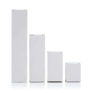 350g White Kraft Cardboard Gift Box with Cosmetic Drawer