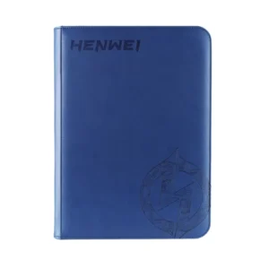 360-Pocket PU Leather Trading Card Binder, 9-Pocket Pages, Plastic Comb Binding