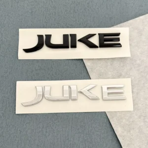 3D ABS Black Silver Car Body Rear Tail Trunk Decals Badge Sticker Auto Accessories