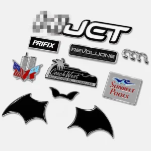 3D ABS Chrome Plastic Custom Car Emblem Badge Sticker