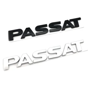 3D ABS for PASSAT Car Letters Rear Bumper Trunk Emblem Sticker Badge Decal Styling VW Auto Accessories
