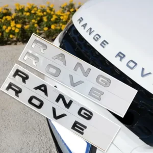 3D ABS for Range Rover Car Front Head Hood Bonnet Emblem Sticker Rear Tail Bumper Trunk Boot Mark Badge Decals Logo Letters