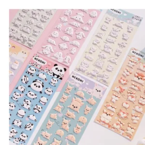 3D Adhesive Foam Animal Stickers