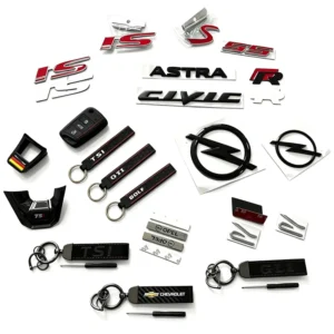 3D Chrome Metal Car Badge Emblem Letter Logo Decal