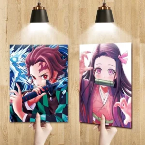 3D Flip Lenticular Anime Wall Poster