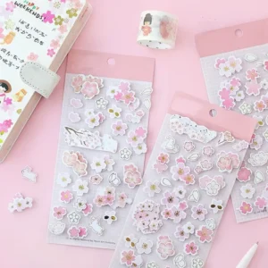 3D Handmade Custom Stickers for Handbooks and Water Cups
