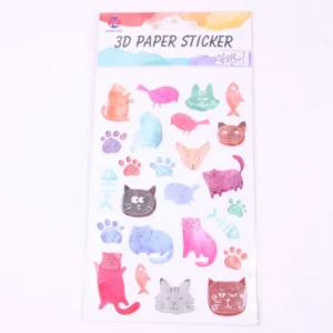 3D Handmade Glitter Stickers for Journaling, DIY Crafts, Phone Cases, and Decorative Projects