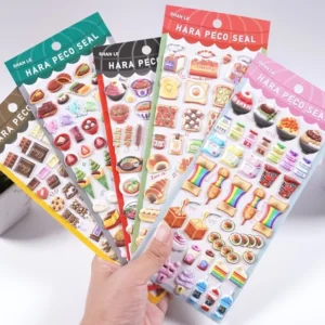 3D Japanese-Style Cake Sticker for Children’s Play, Rewards, Stationery, and Albums