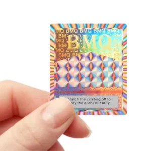 3D Laser Hologram Waterproof Security Seal Scratch-Proof Anti-Fake Labels for Retail Branding
