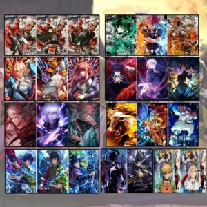 3D Lenticular Anime Flips Poster 30x40cm 3D Lenticular Anime Motion Wall Decor Poster
