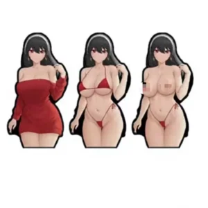 3D Lenticular Anime Motion Stickers Waterproof
