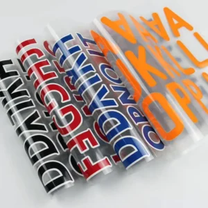 3D Logo DTF Silicone Heat Transfers for Embossed Clothing Shoes and Bags