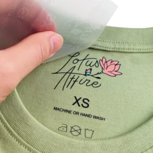 3D Logo Screen Printing Silicone Heat Transfer Labels for Hoodies and T-Shirts