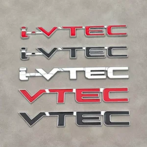 3D Metal I-VTEC Logo Badge Rear Trunk Sticker for Civic