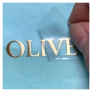 3D Nickel-Embossed Metal Sticker and Logo Transfer for Candle Crafts and Photo Frame Decor