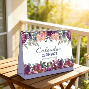 3D Paper Art Mini Desk Calendar for Events