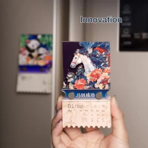 3D Paper Cut Memo Pad Calendar Full Color Factory Direct Low MOQ Small Batch Custom Business Gift Calendar